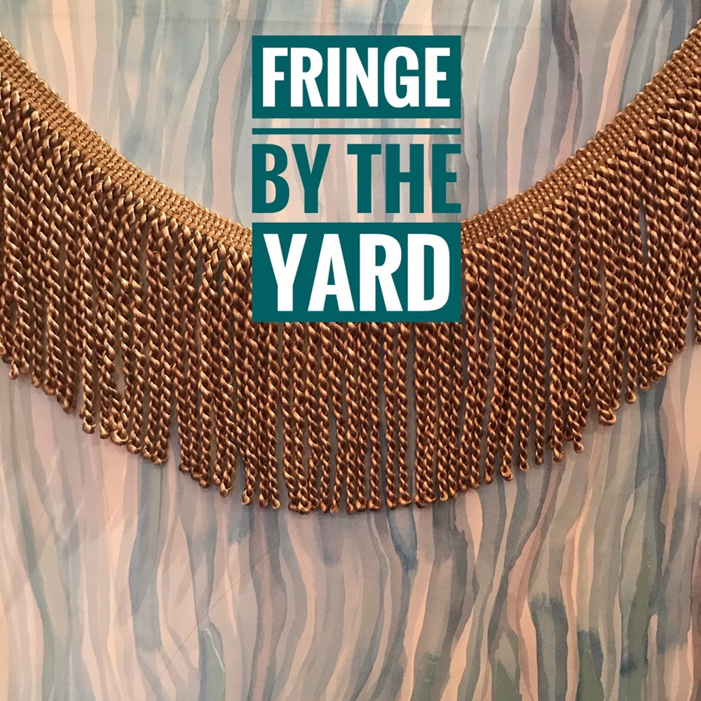 Gold Bullion Fringe Large New